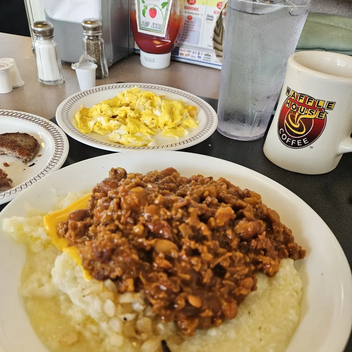 Sausage Egg & Cheese Grits Bowl