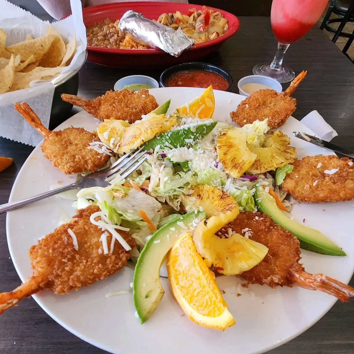 Coconut Shrimp Salad
