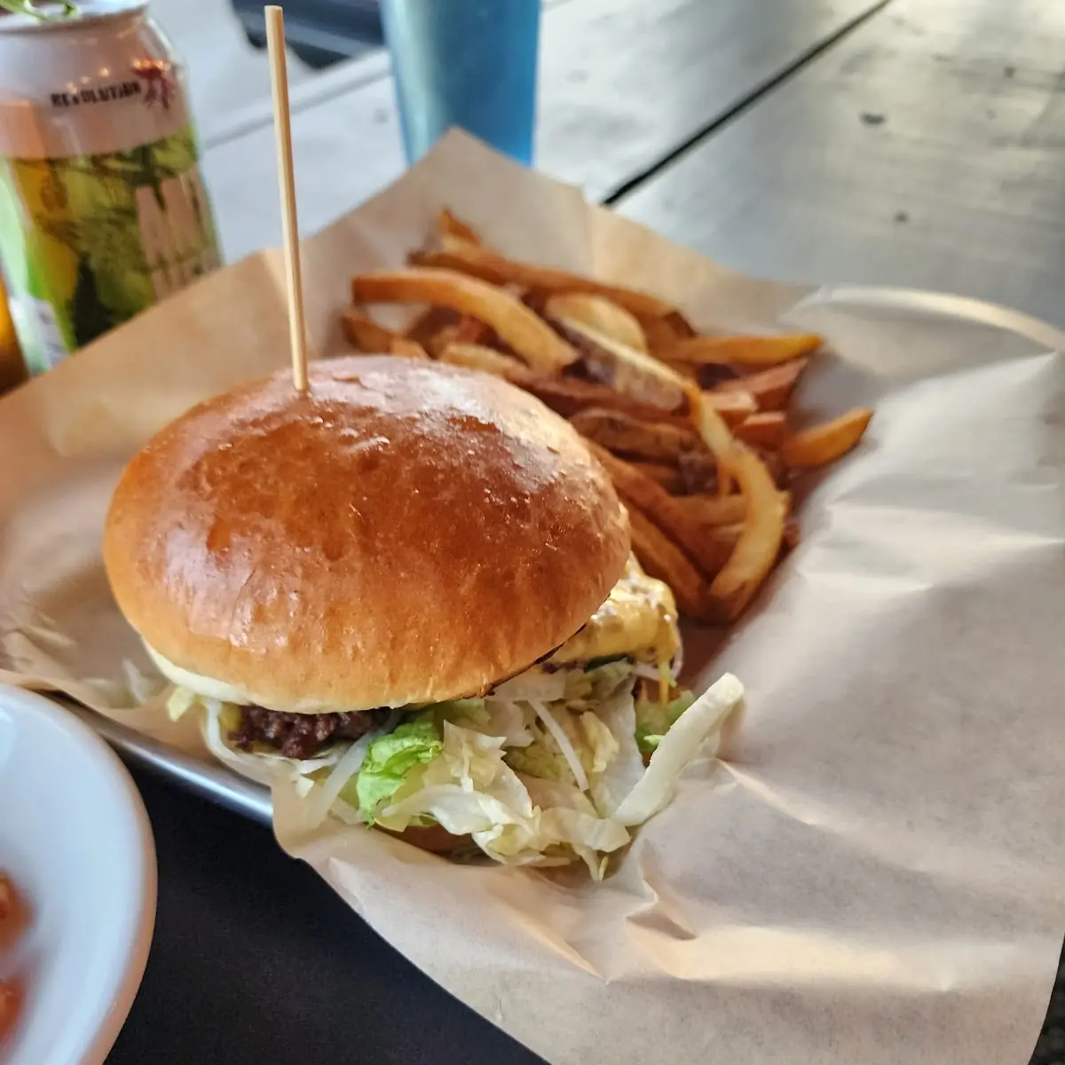 French Onion Style Smash Burger