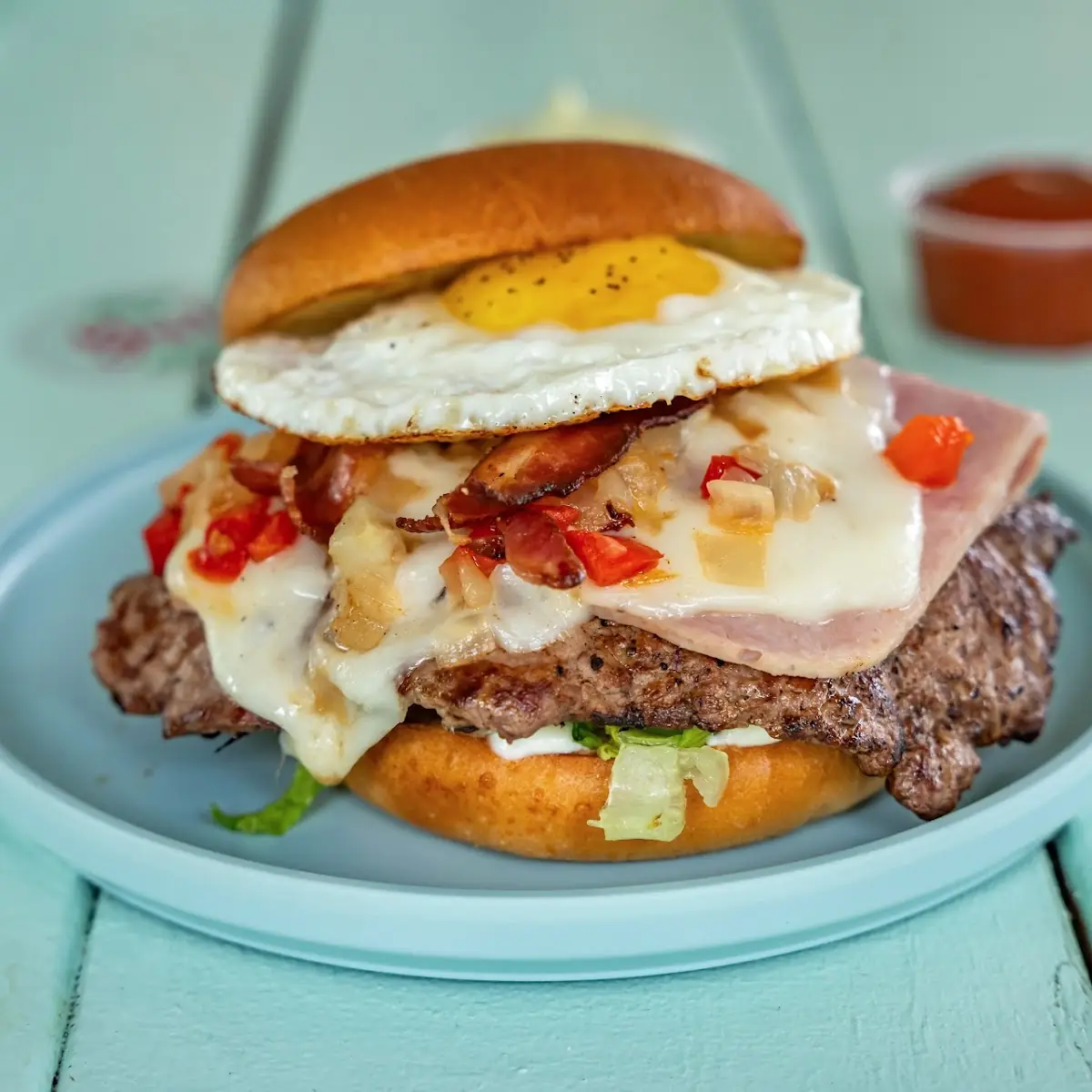 Sunny Side Up Burger
