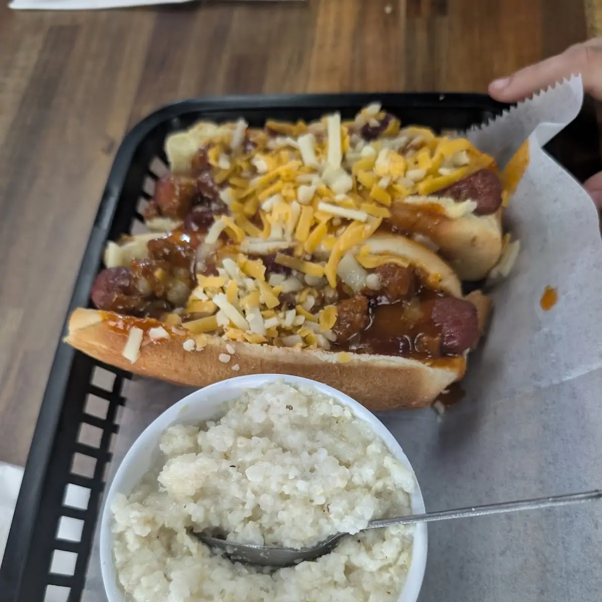Chili Cheese Dogs with a Side