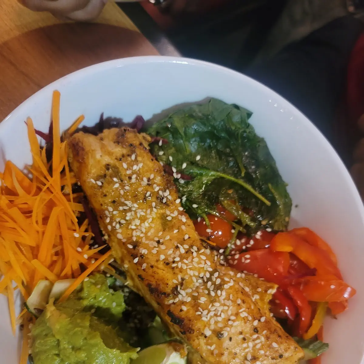Grilled Salmon Power Bowl