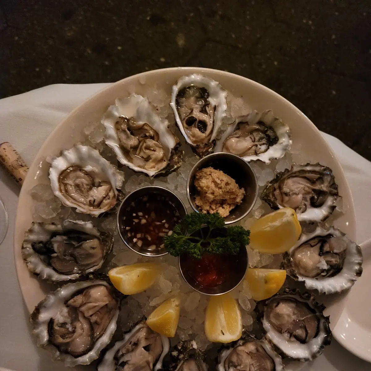 ½ Dozen Oysters on the Half-Shell