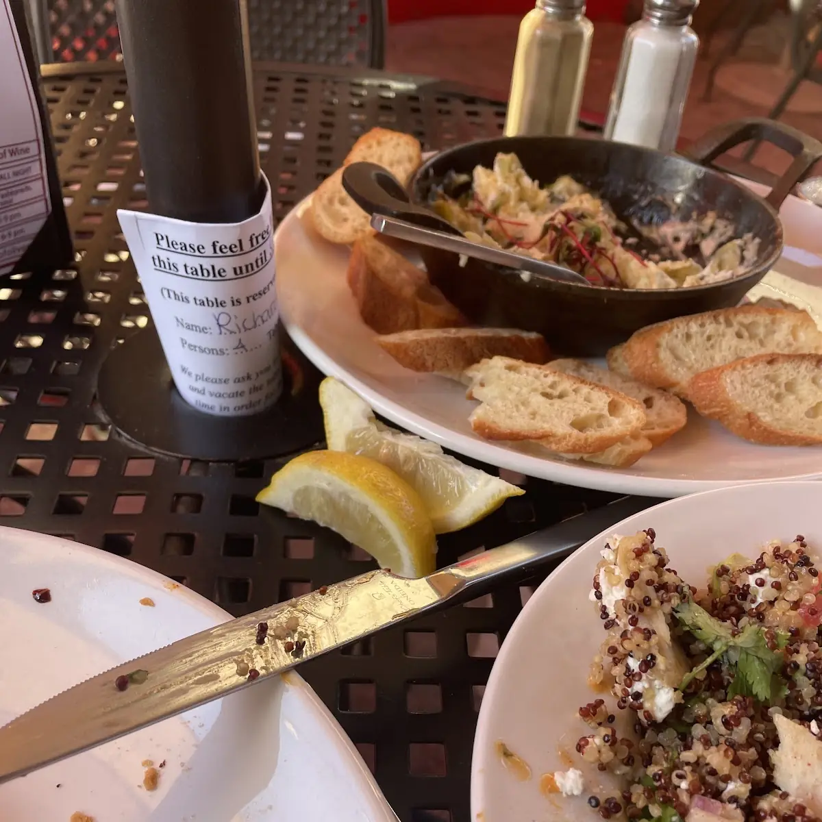 Lemon That Was Delivered by Waiter Hand