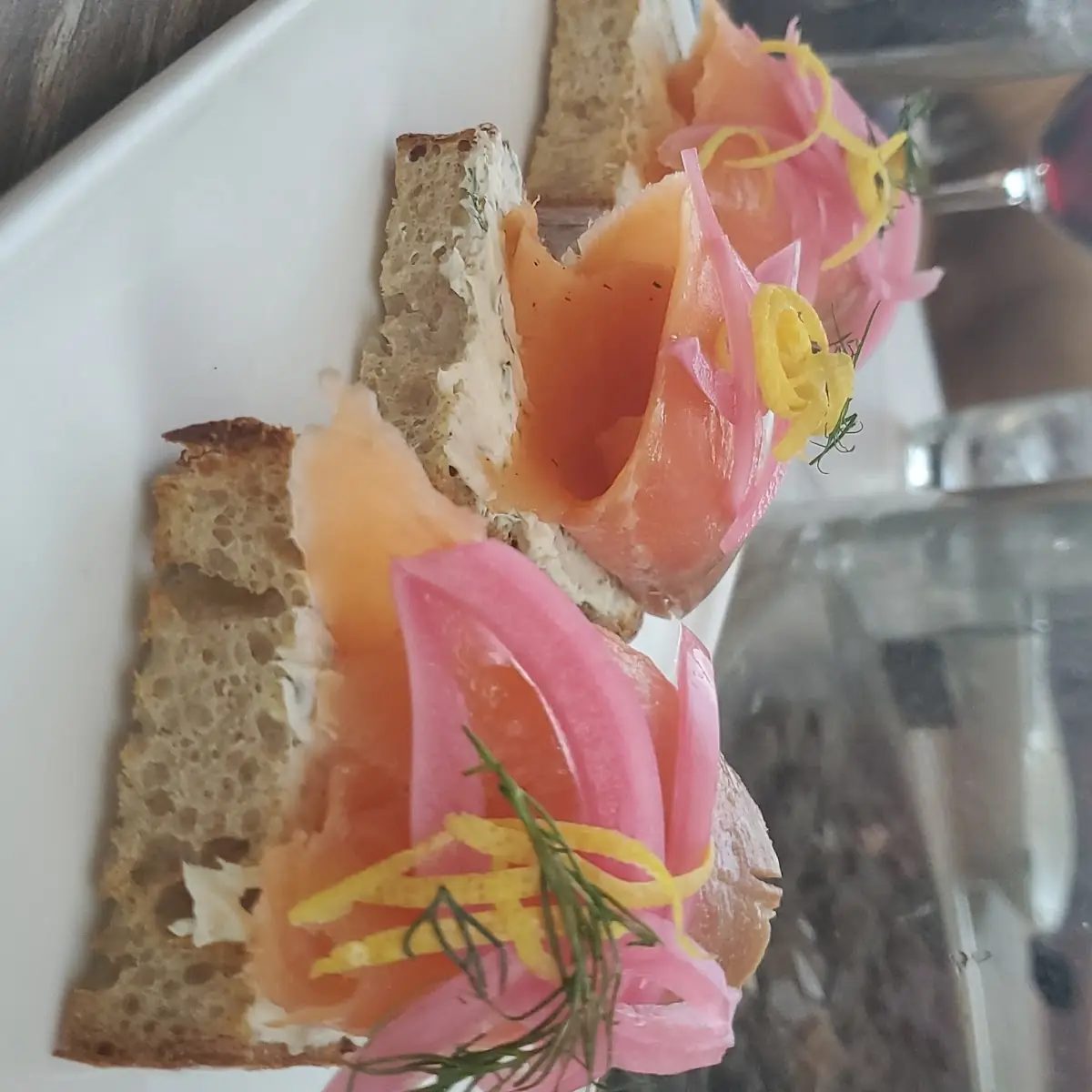 Smoked Salmon Bruschetta