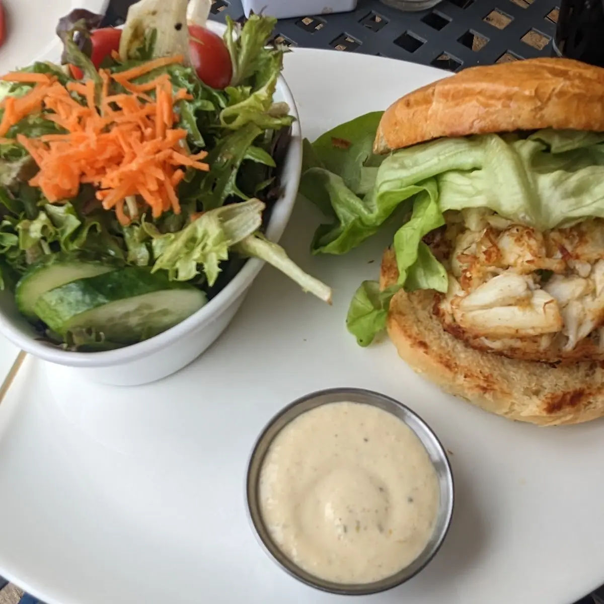 Bridge's Crab Cake Sandwich
