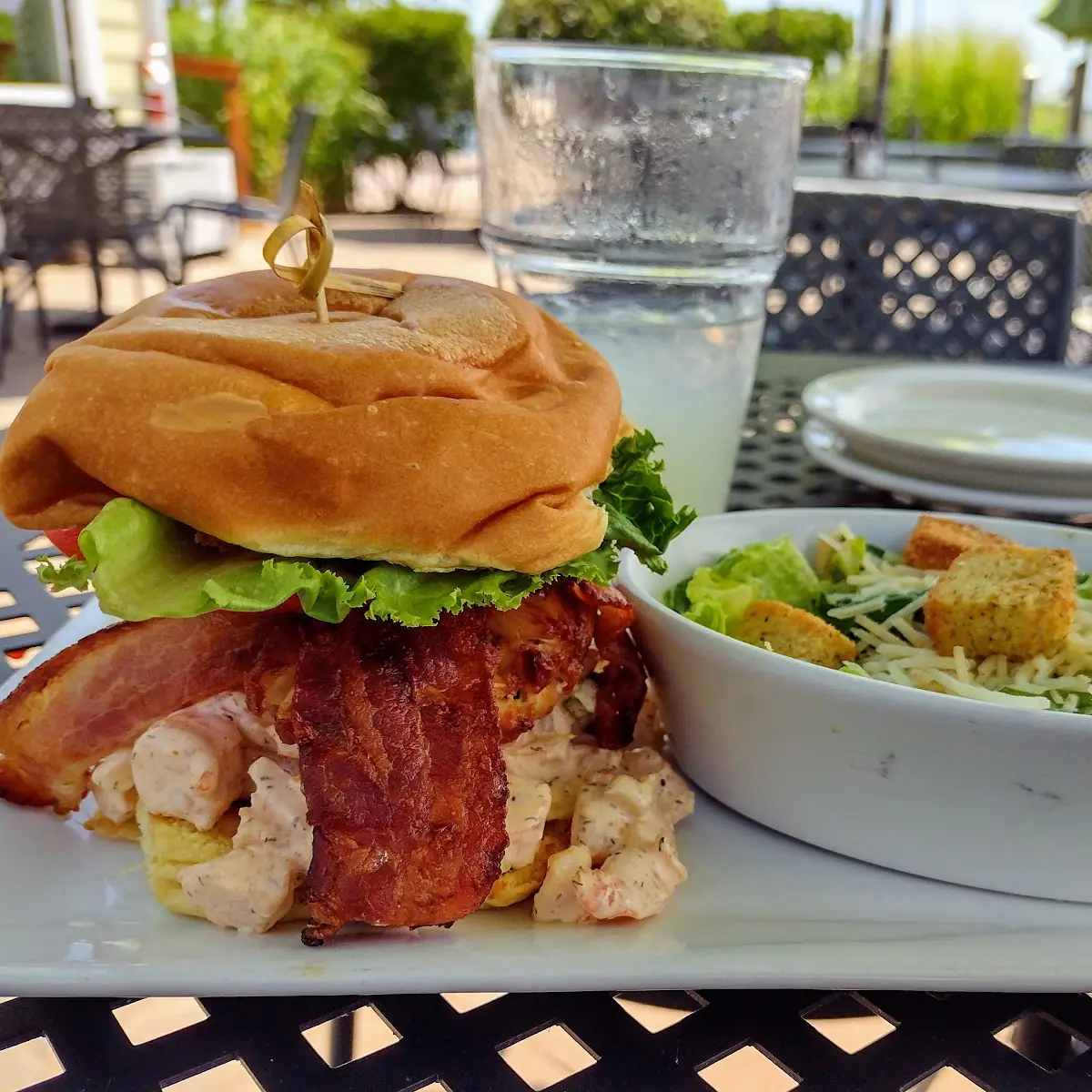 Seafood Club Sandwich