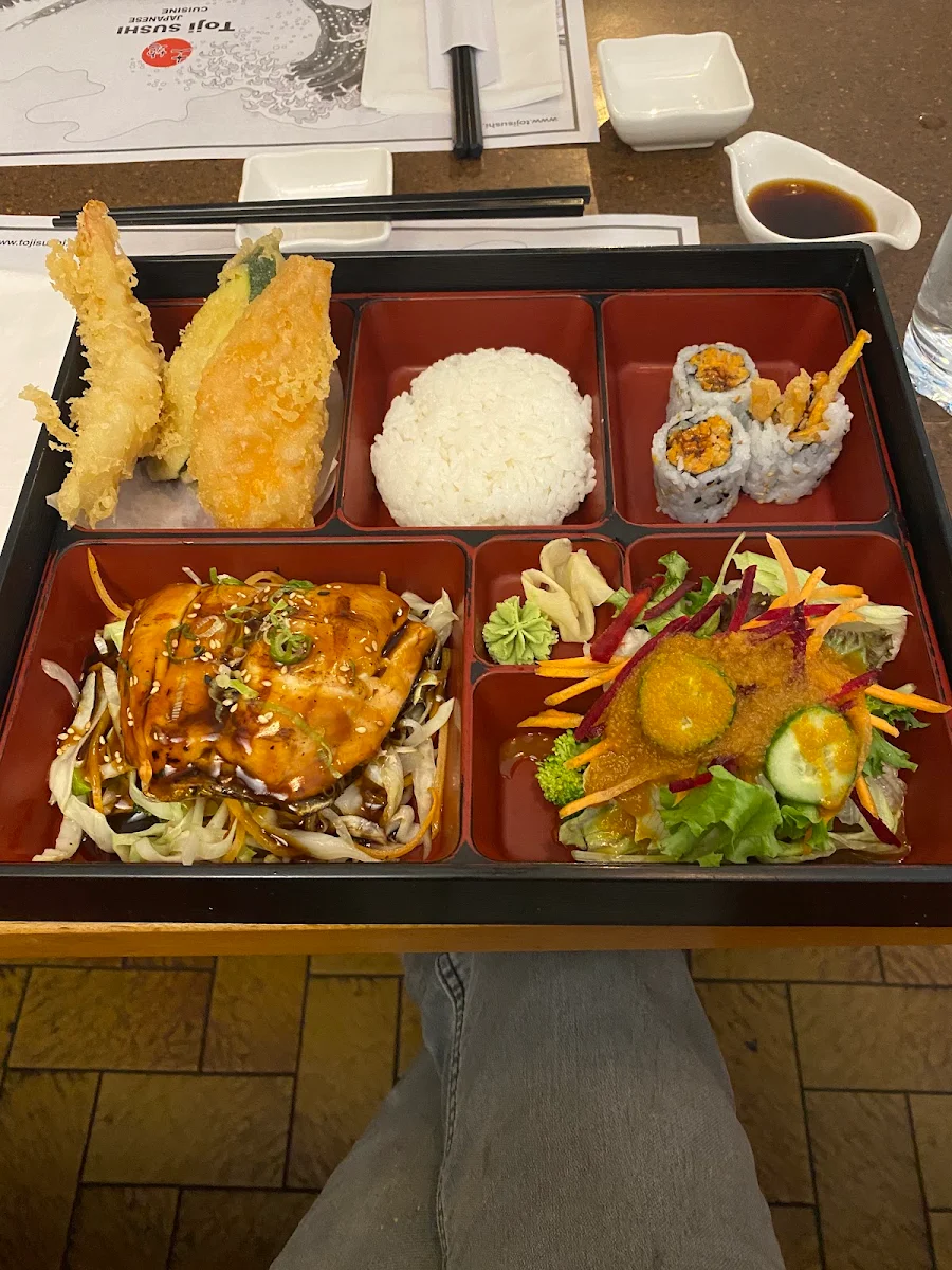 Chicken Teriyaki & Tempura, Toji Sushi