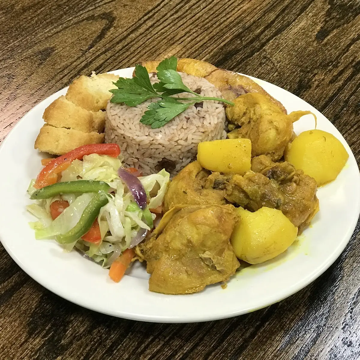 Curry Goat Platter
