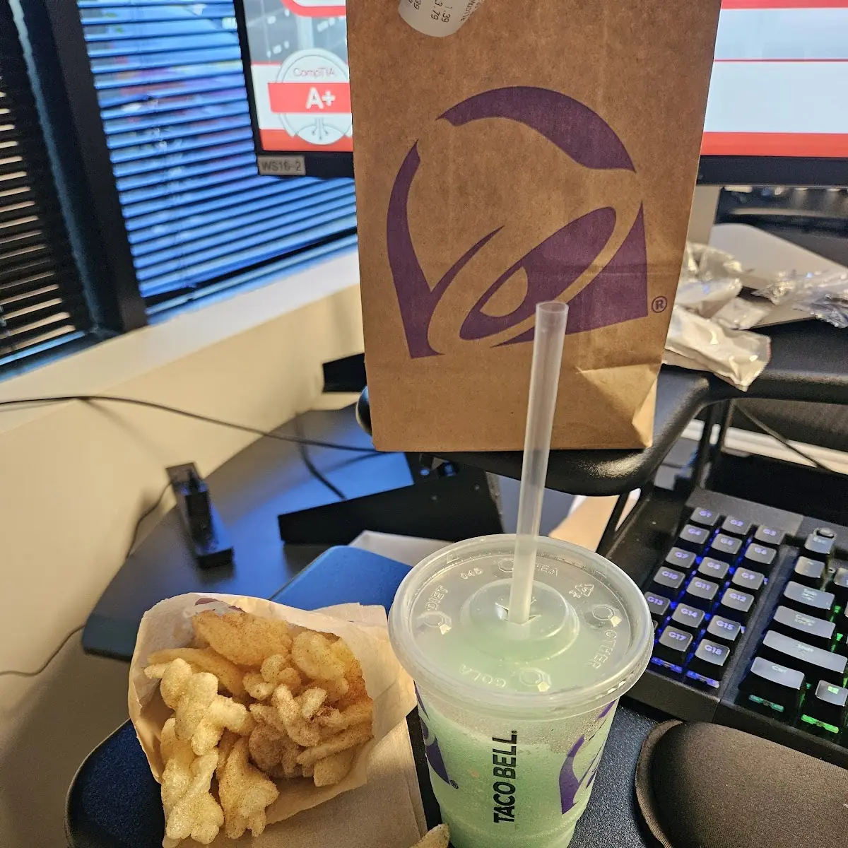 Cinnamon Twists and Baja Blast Freeze