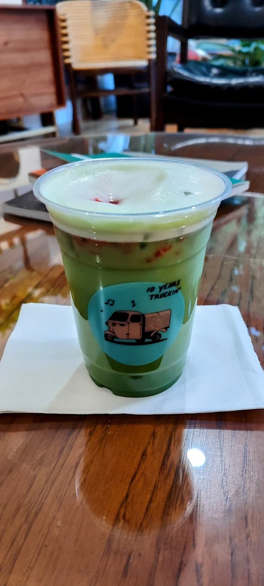 Strawberry Matcha Tea