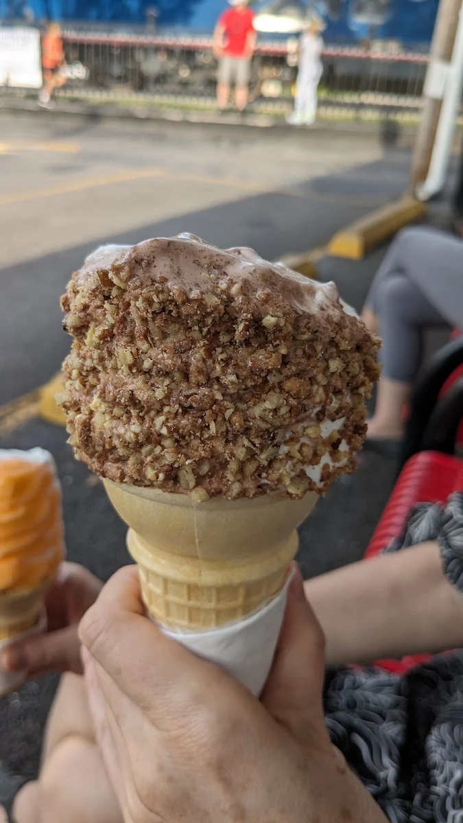 Vanilla Cone with Rainbow Sprinkles