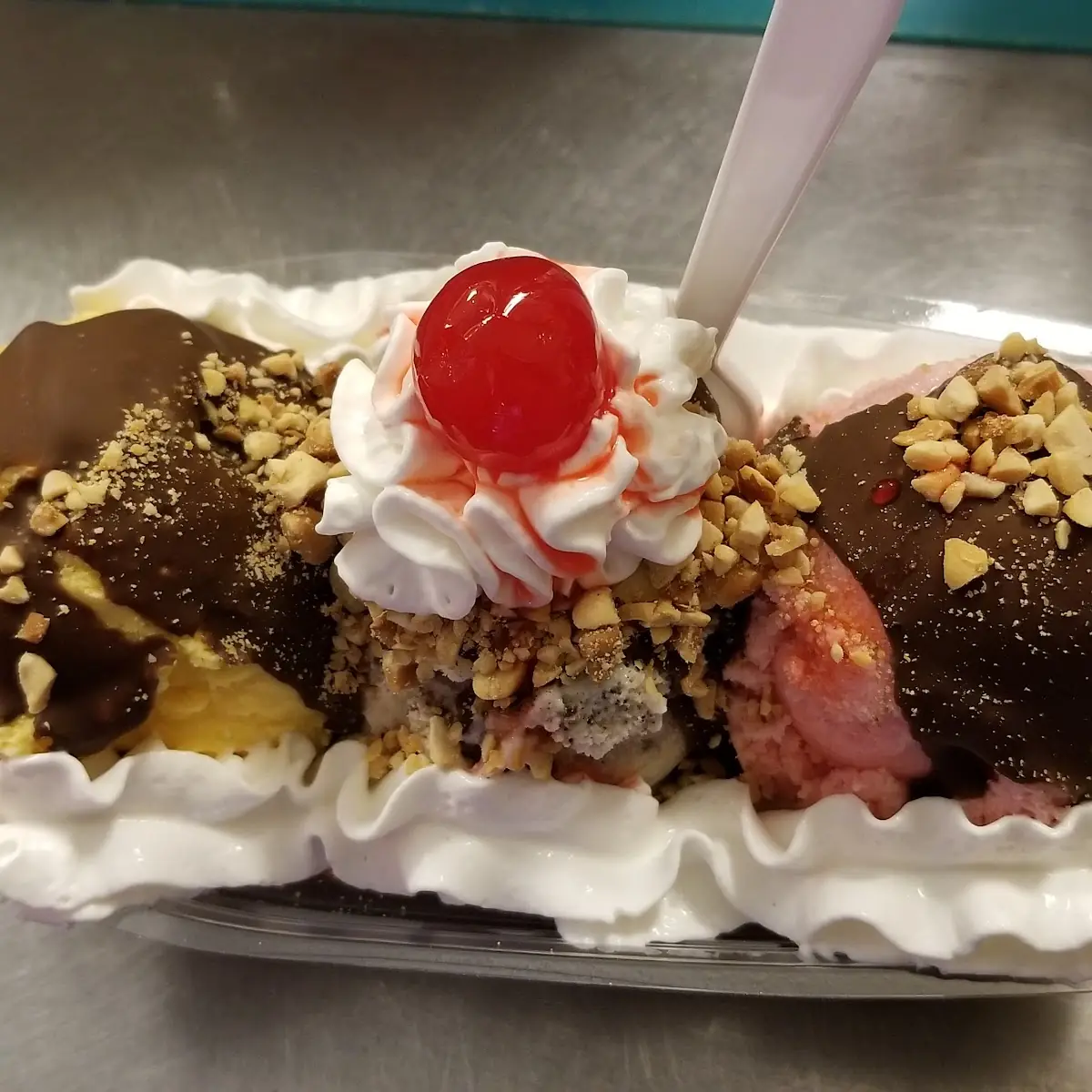 Banana Split Ice Cream