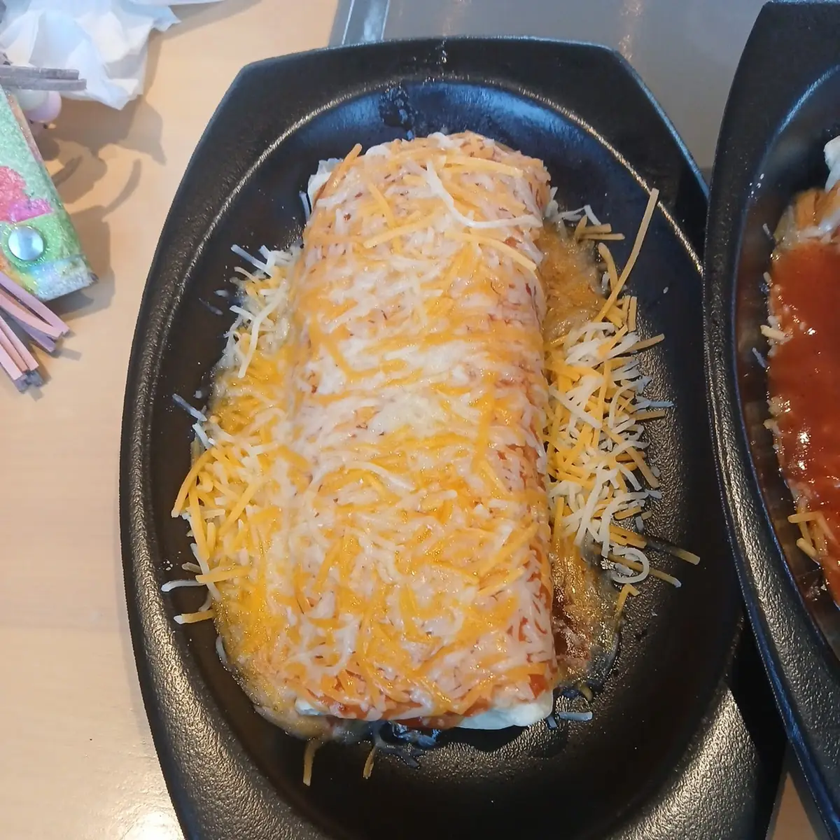 Bean Burrito Smothered in Cheese Mild Sauce