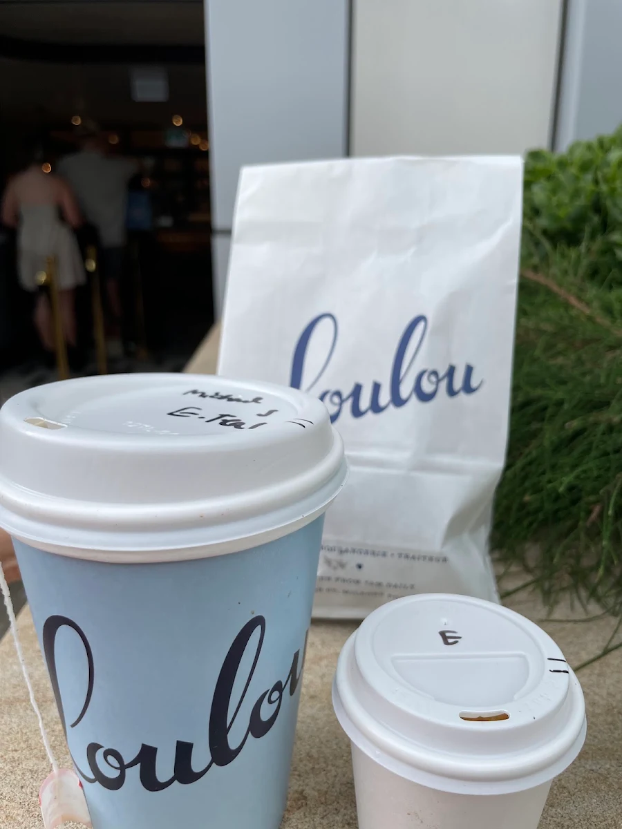 Takeaway Latte, Loulou Bistro, Boulangerie & Traiteur