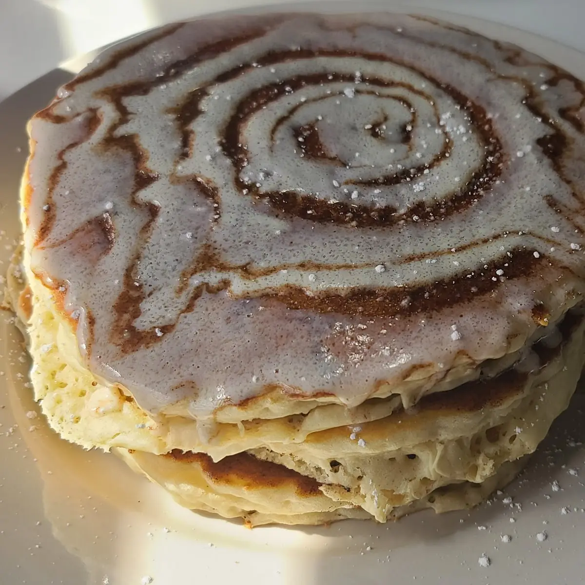 Cinnamon Roll Pancake