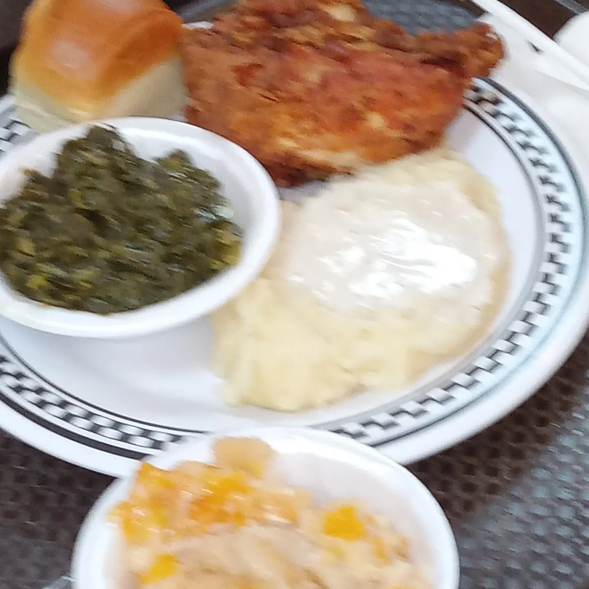 Oven Fried Chicken Dinner