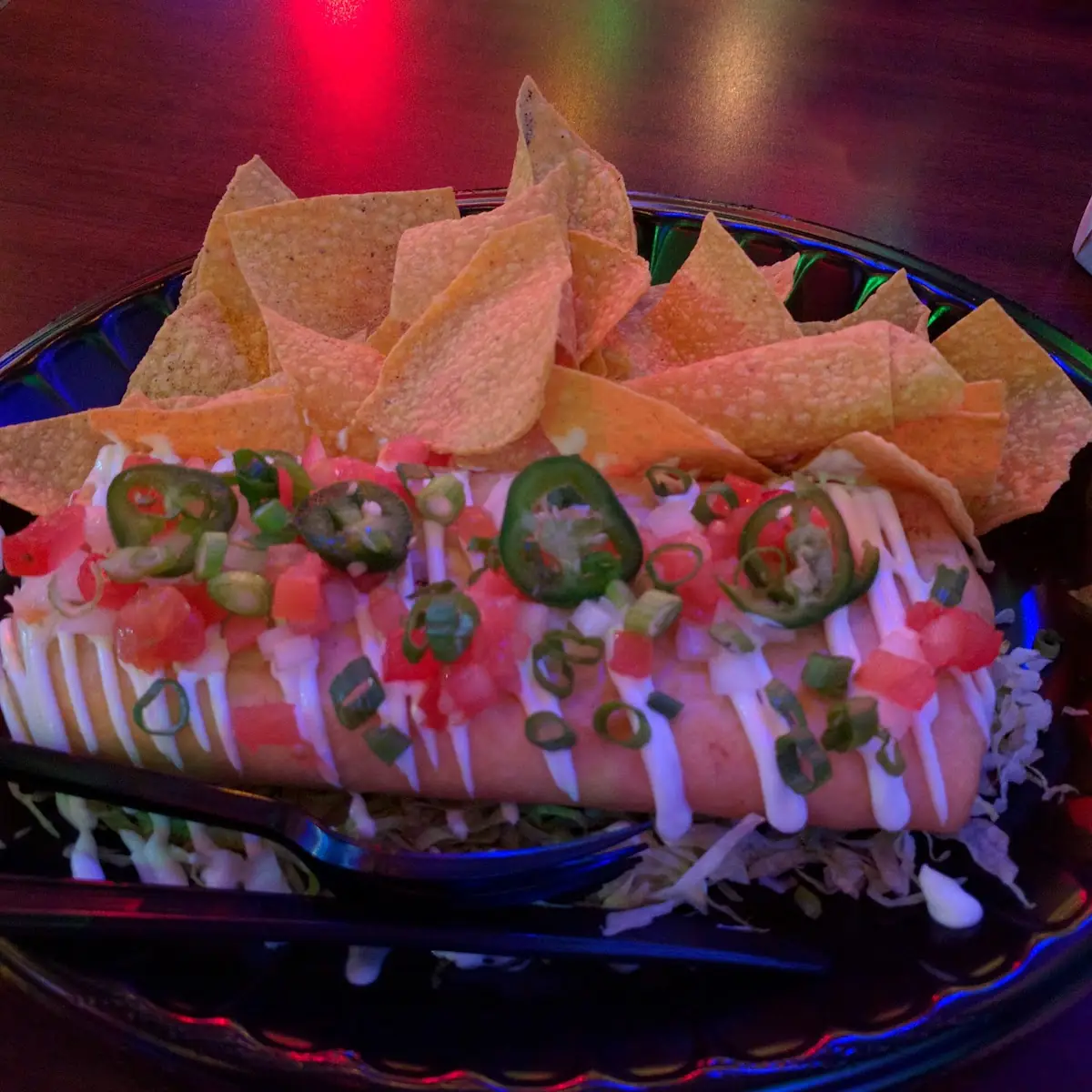 Black Bean Chimichanga