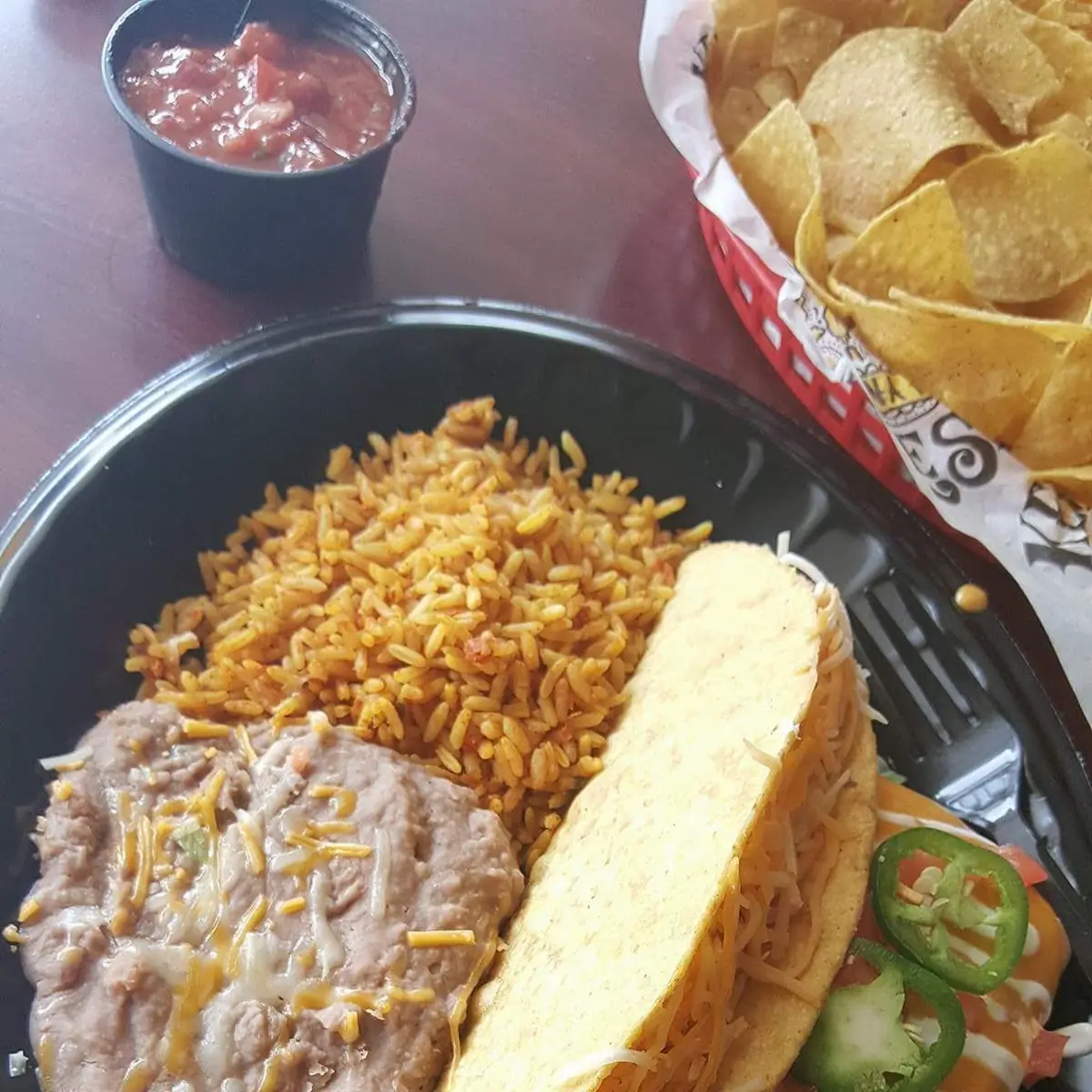 Refried Beans and Rice