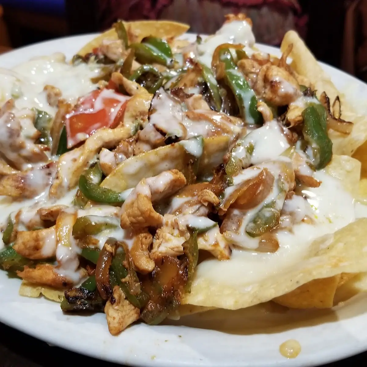 Chicken Fajitas Nachos