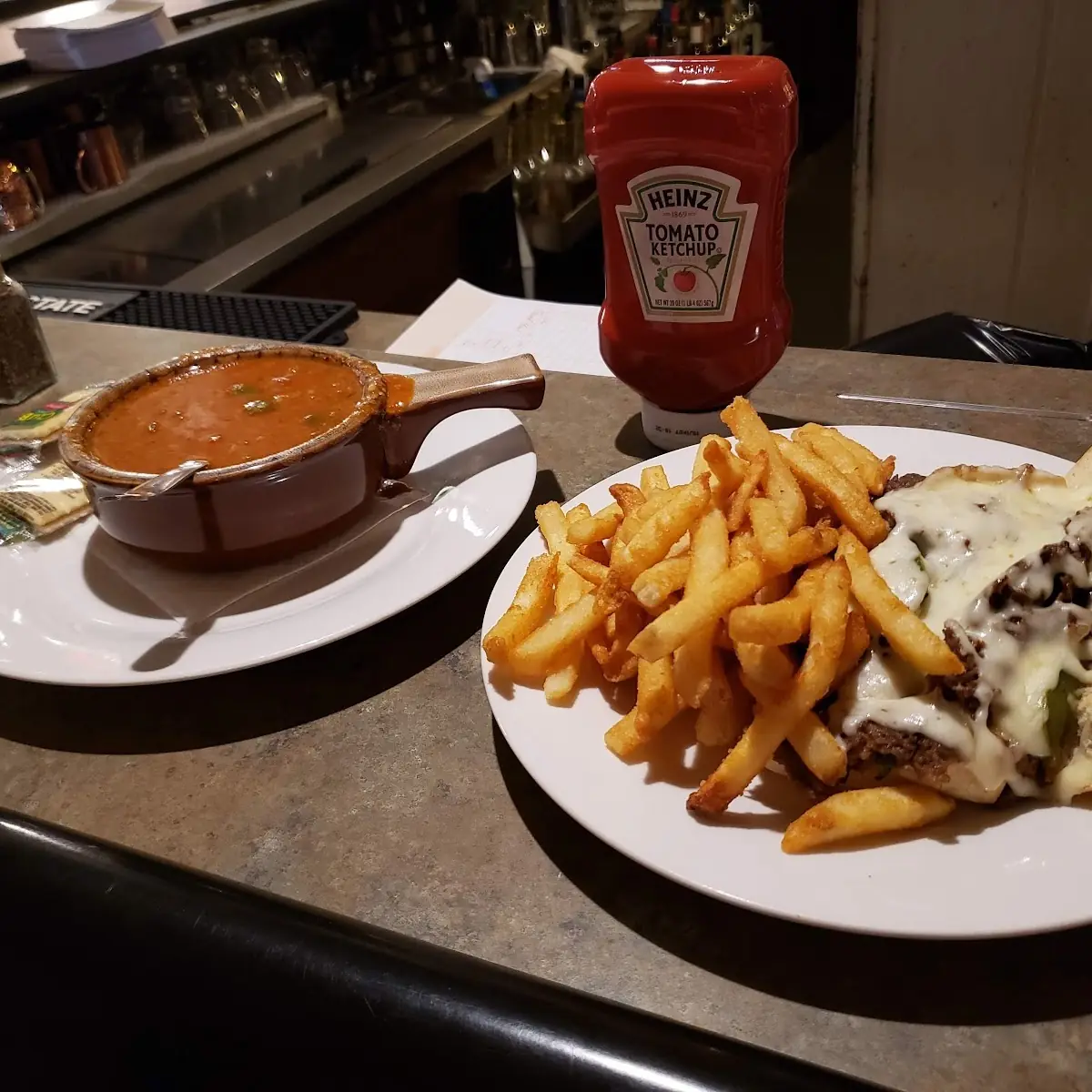 Steak and Cheese Sub and Stuffed Pepper Soup