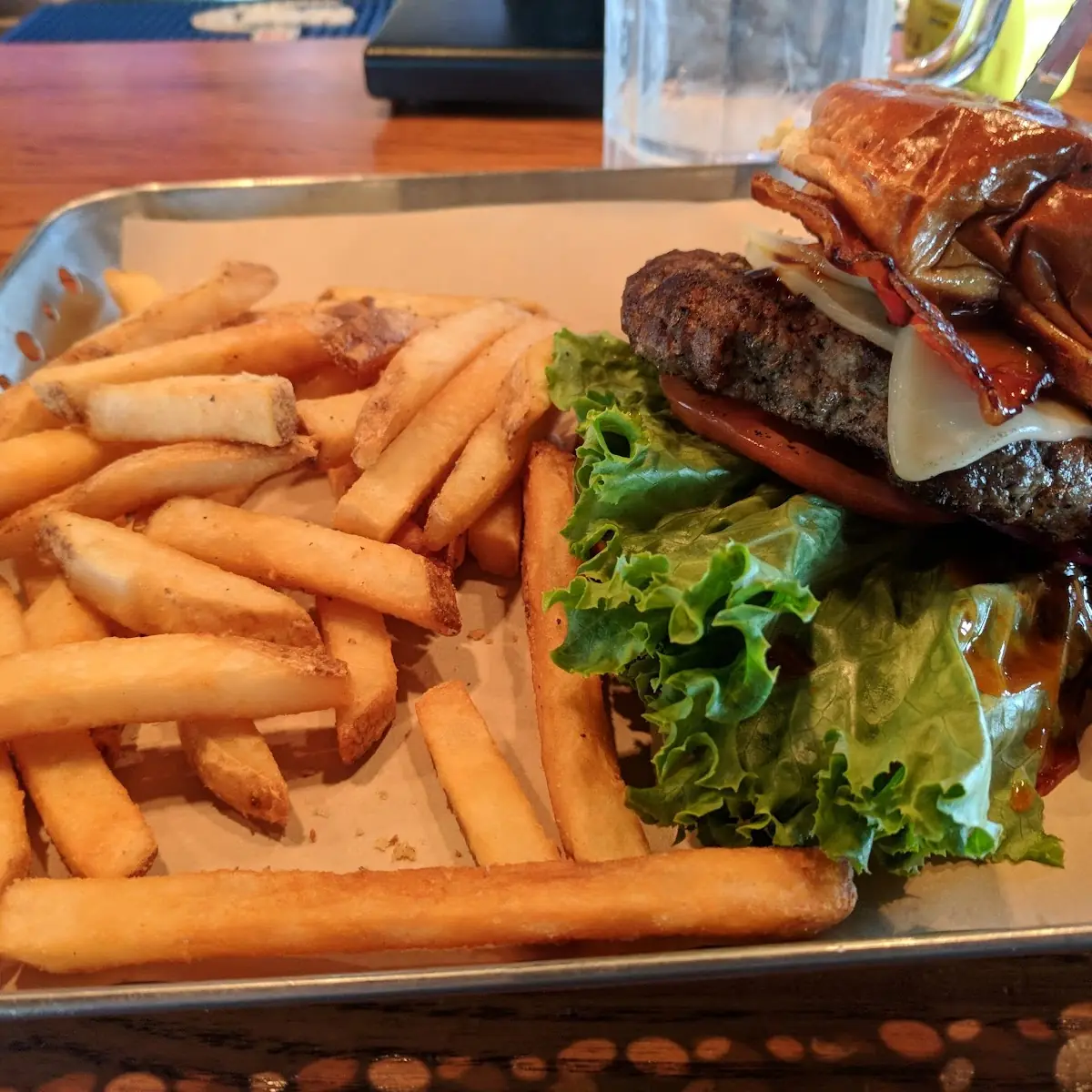 Burger and Fries