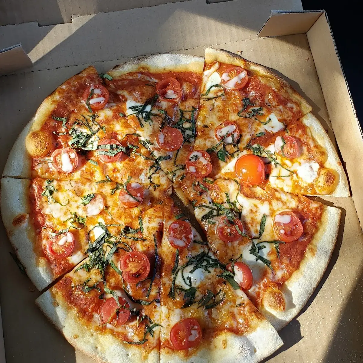 Margherita Flatbread Pizza