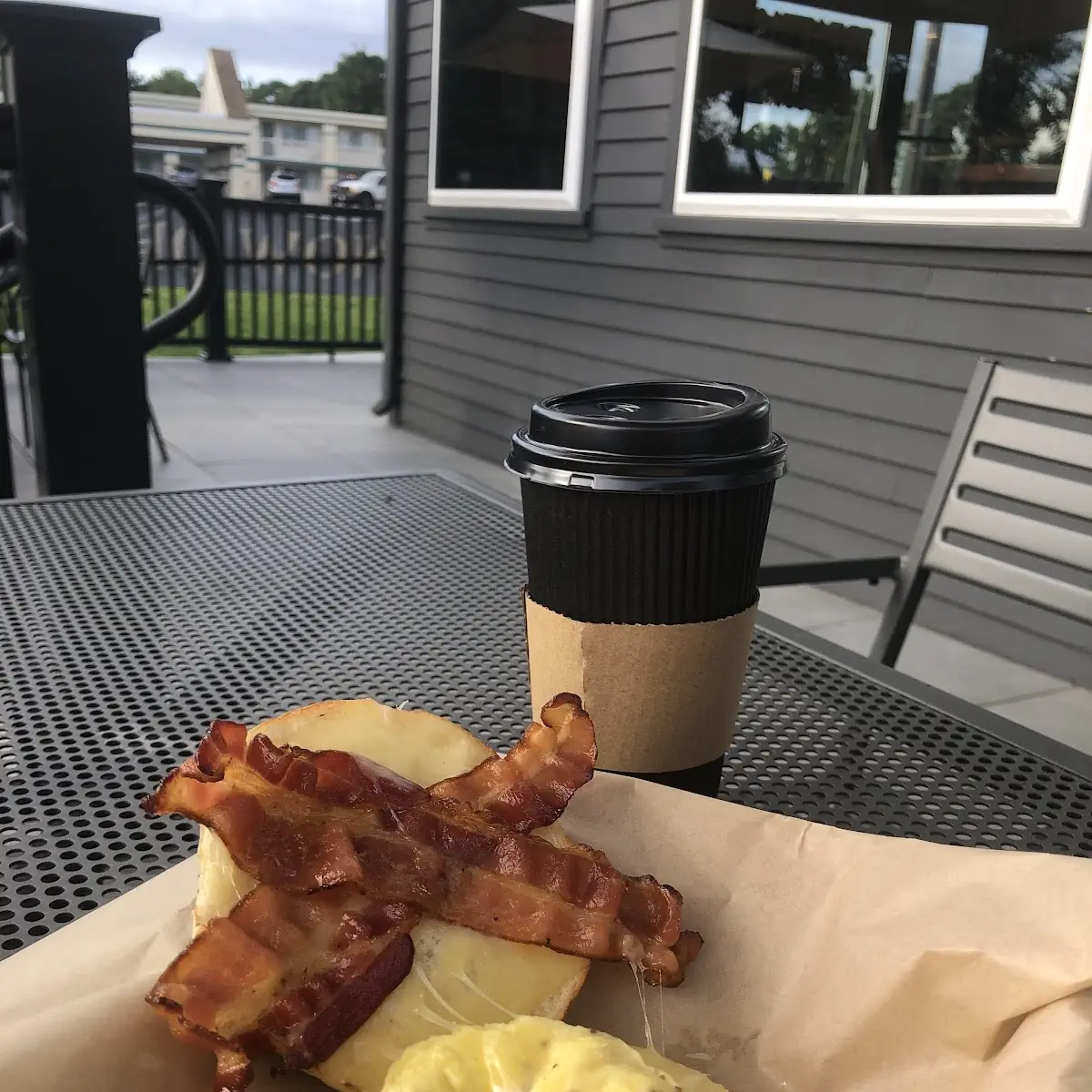 Bacon Egg and Cheese Breakfast Sandwich