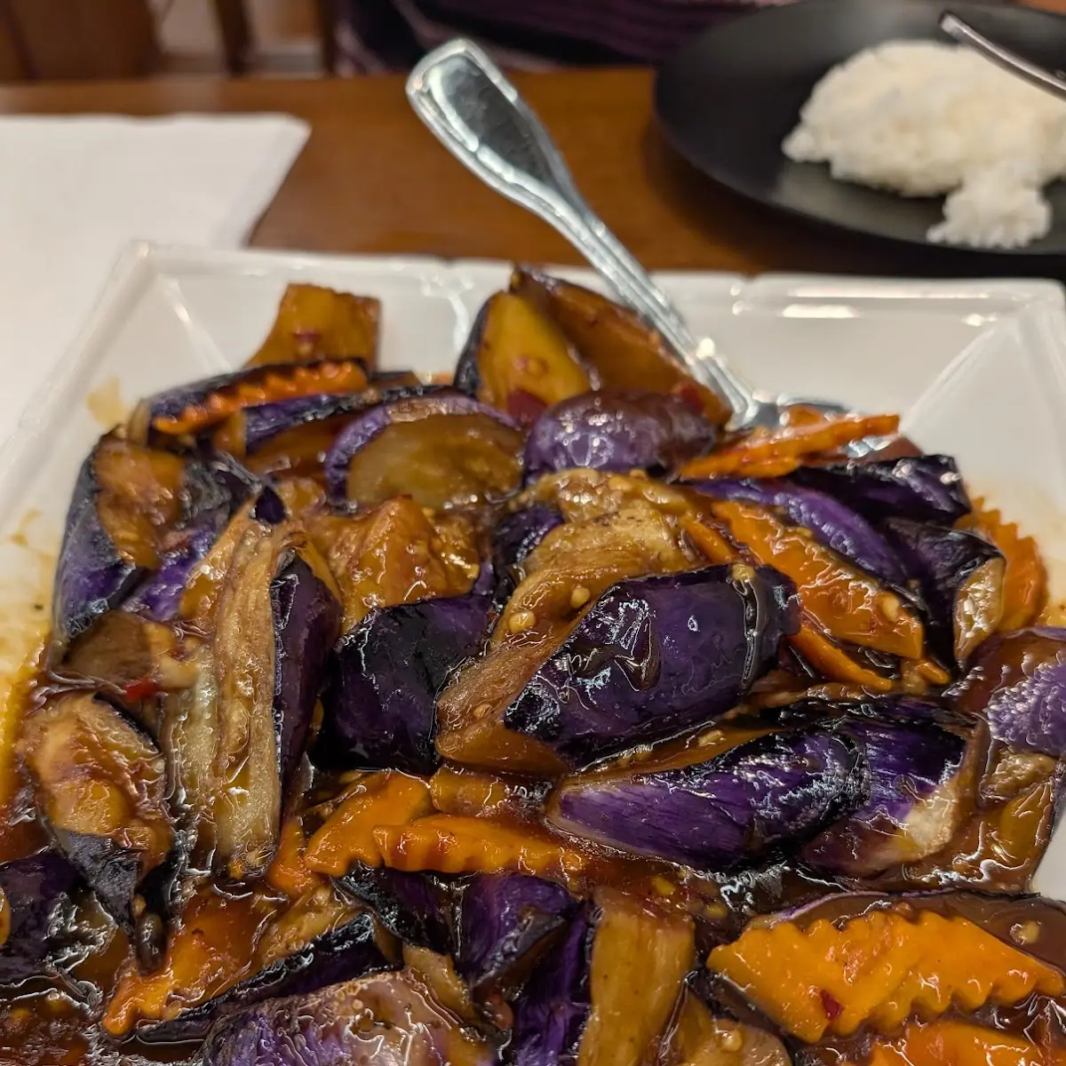 Eggplant w Garlic Sauce Spicy