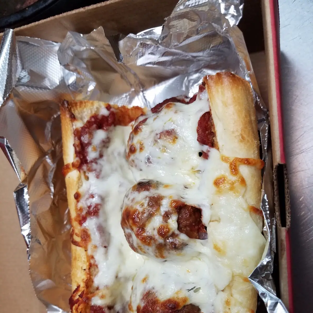 Meatball Sandwich with Mozzarella