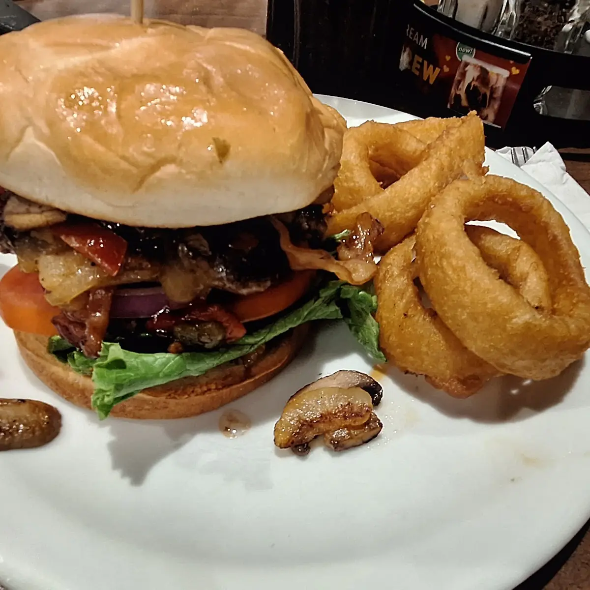 BBQ Bacon Burger Menü