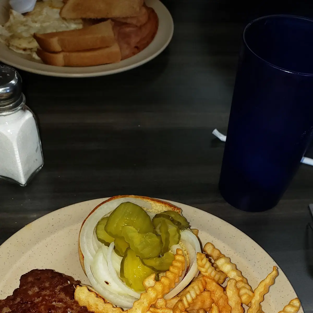 Hamburger and Fries