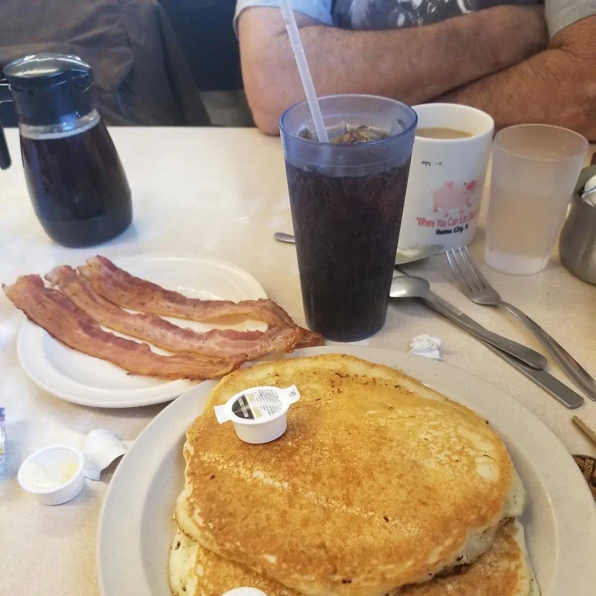 Pancakes Bacon