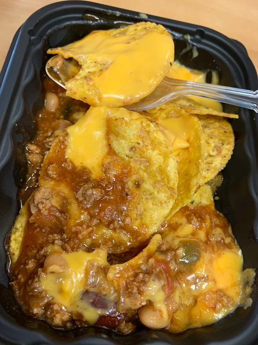 Chili & Cheese Baked Potato