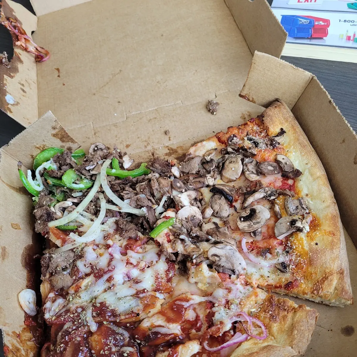 Steak and Cheese Pizza
