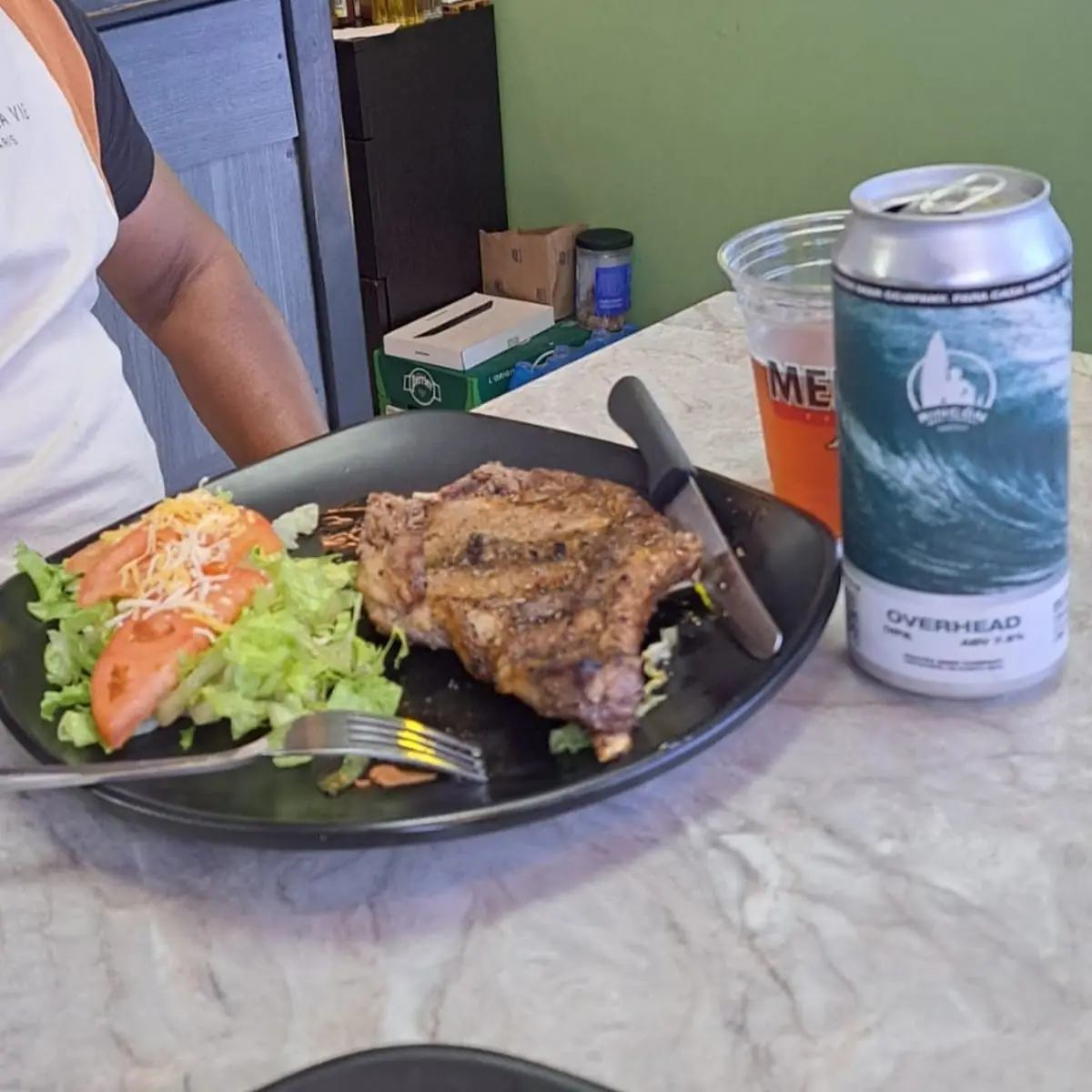 Ribeye Steak & Salad