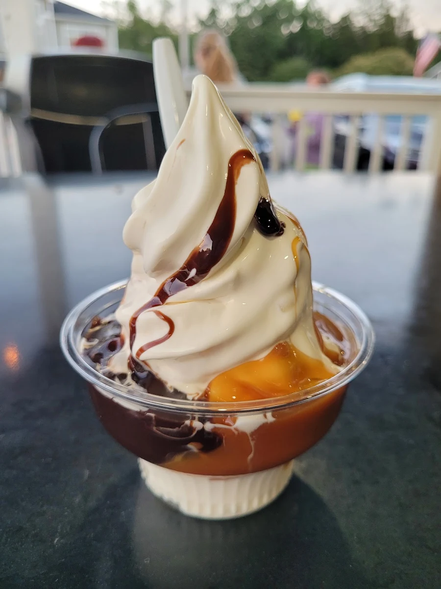 Hot Fudge Sundae and Caramel