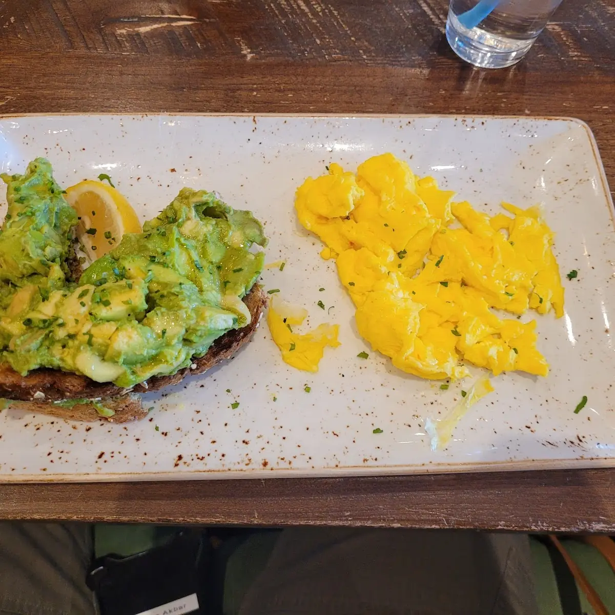 Avocado Toast and Scrambled Eggs