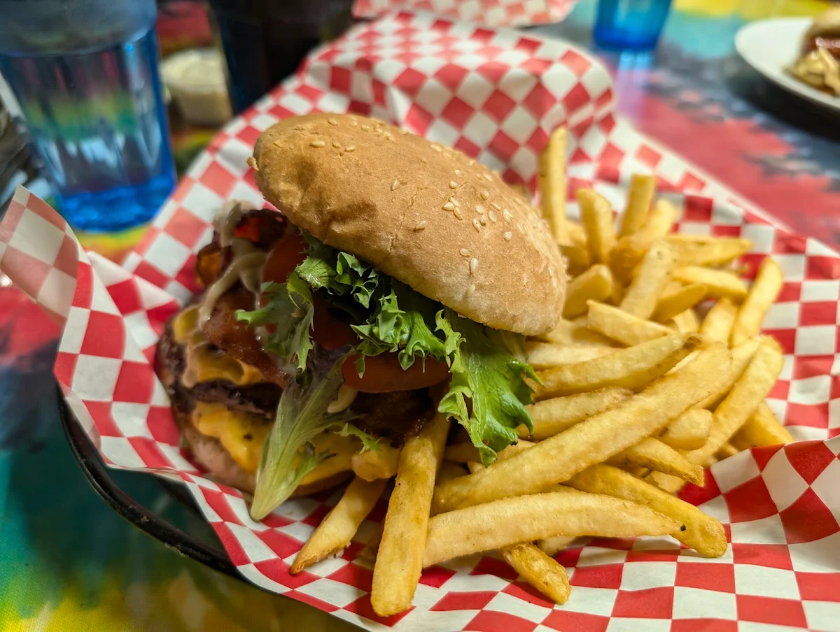 Double Cheeseburger with B-Side Sauce