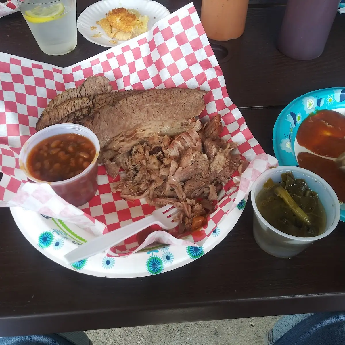 Beef Brisket and Pulled Pork