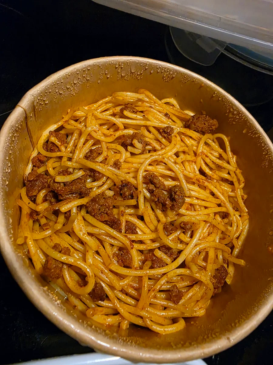 spaghetti ground beef ماکارونی, Sarv Kitchen