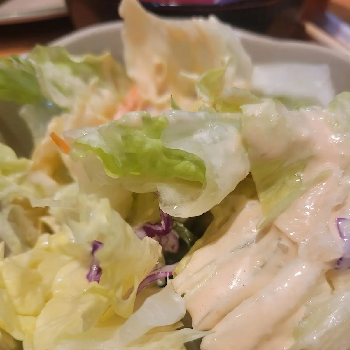Salad with Caesar Dressing