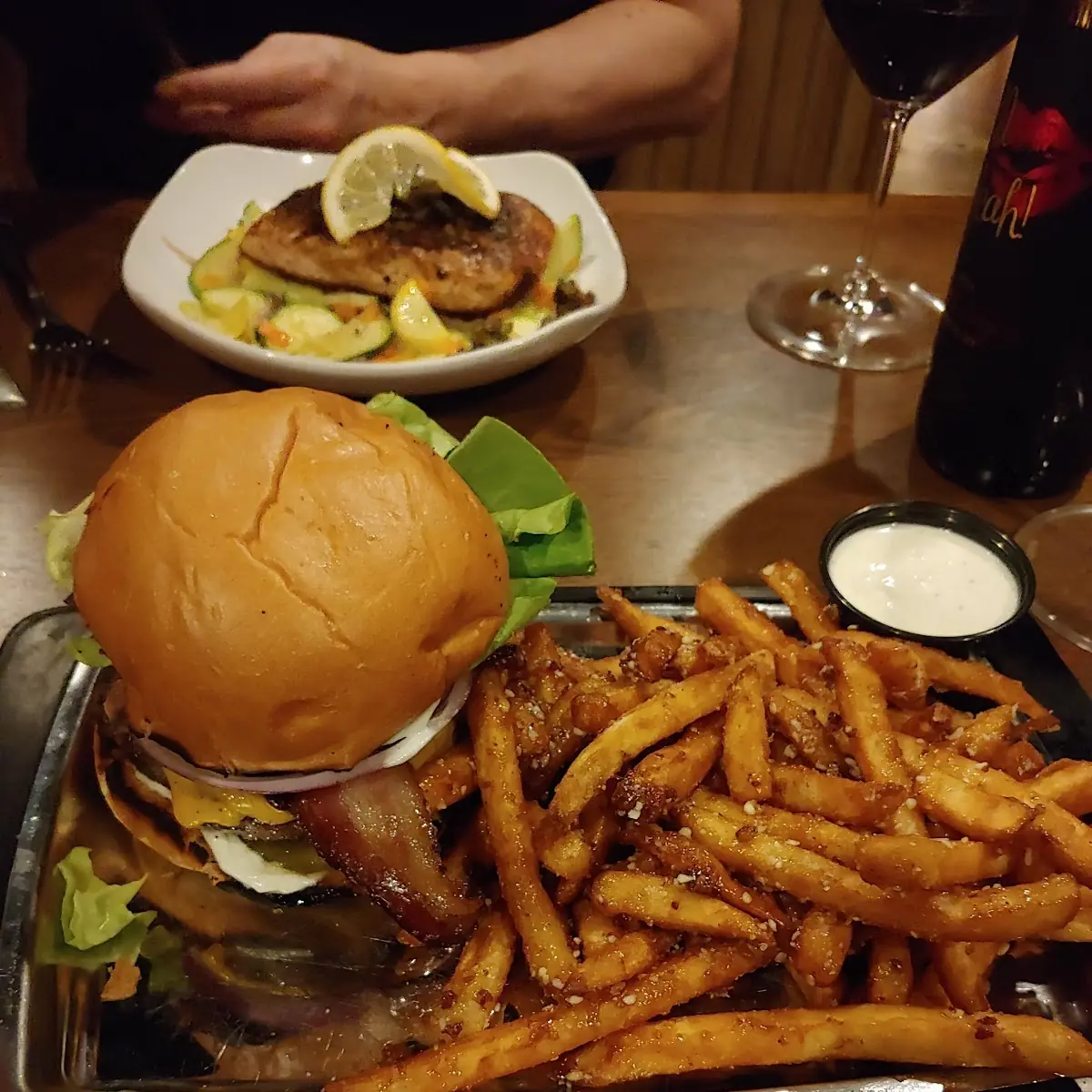 Bleu Cheese Peppercorn Burger
