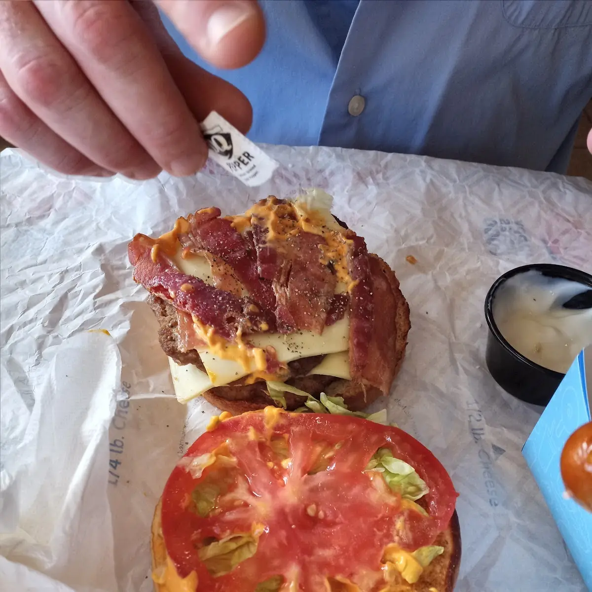 Flamethrower Burger