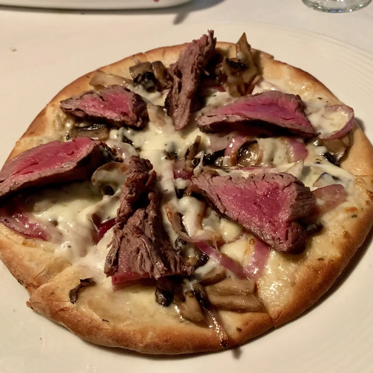 New York Strip Steak Pizza