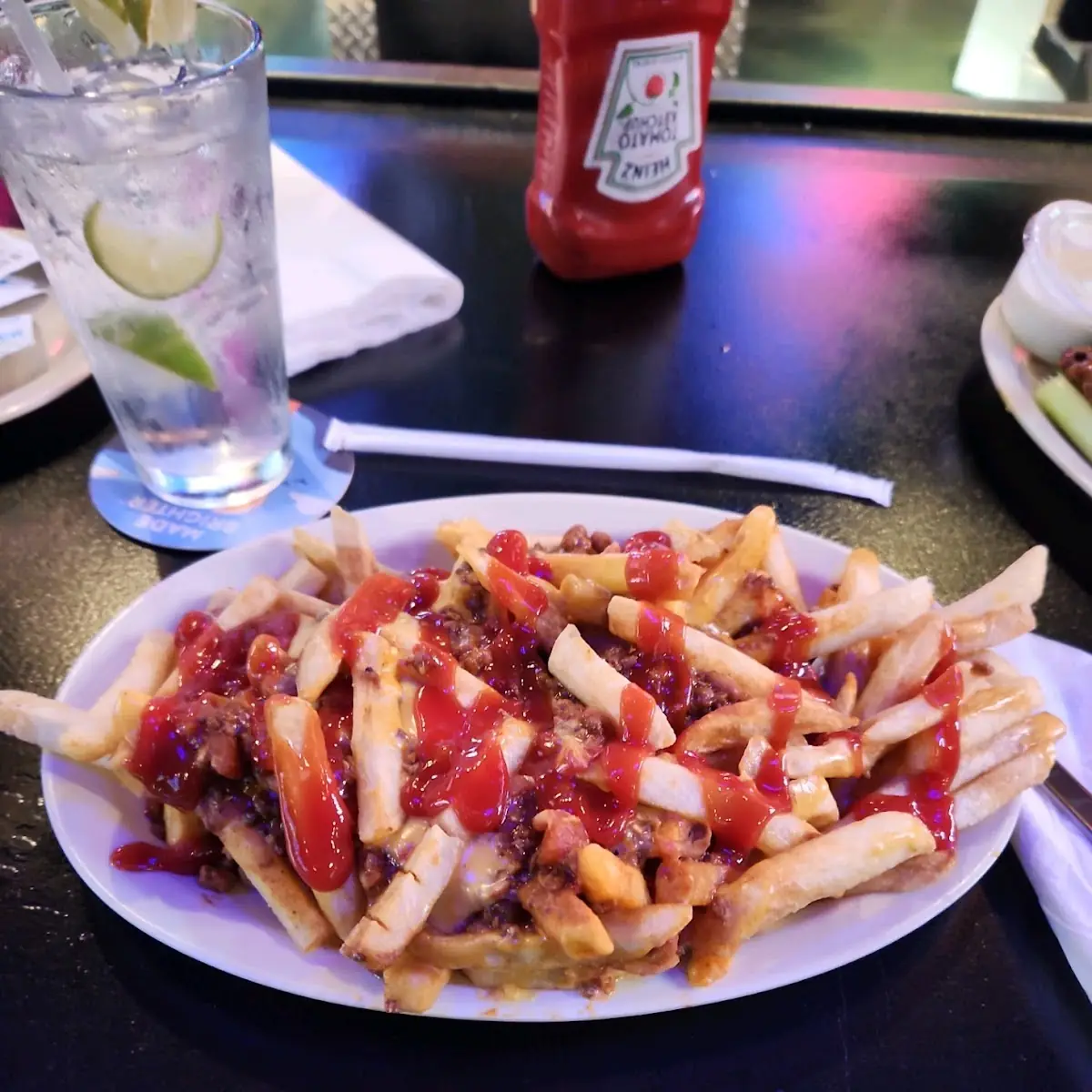 Chili Cheese Fries with Queso