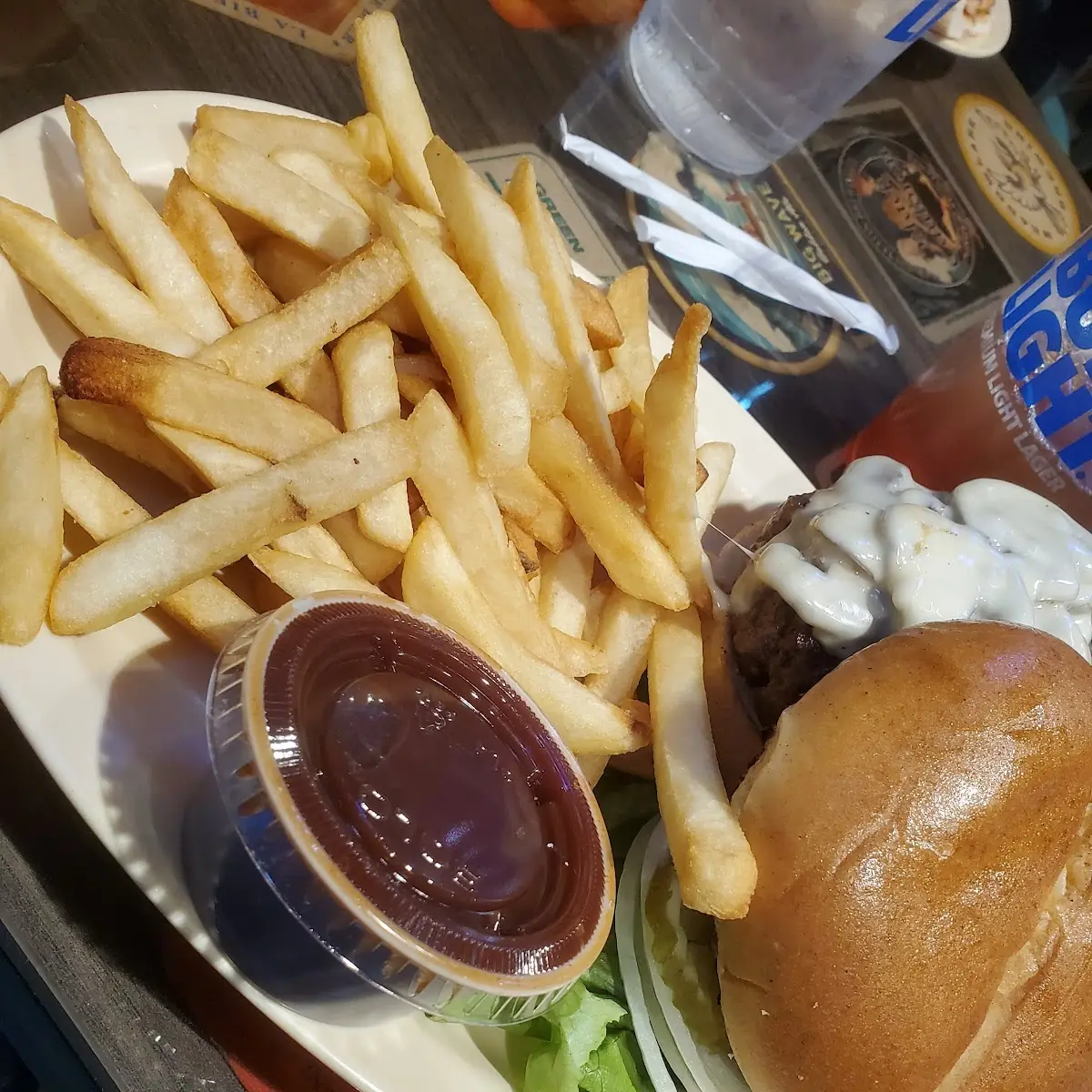 Mushroom Swiss Burger