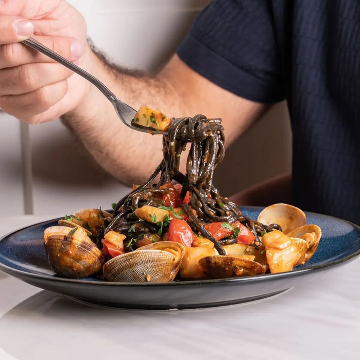 Squid Ink Spaghetti