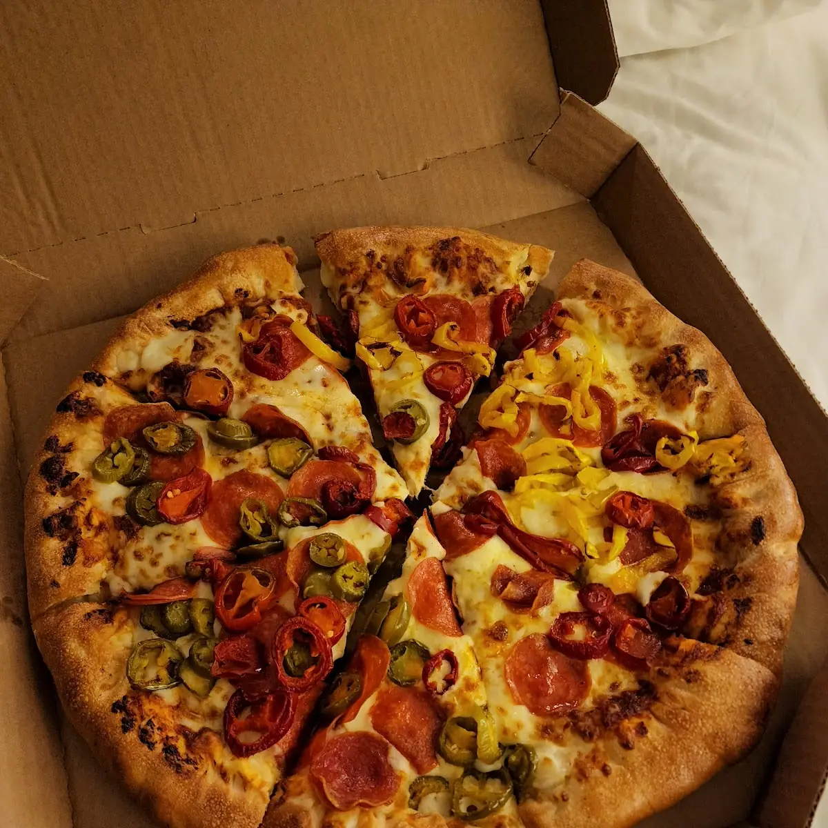 Stuffed Crust Spicy Pizza Pepperoni