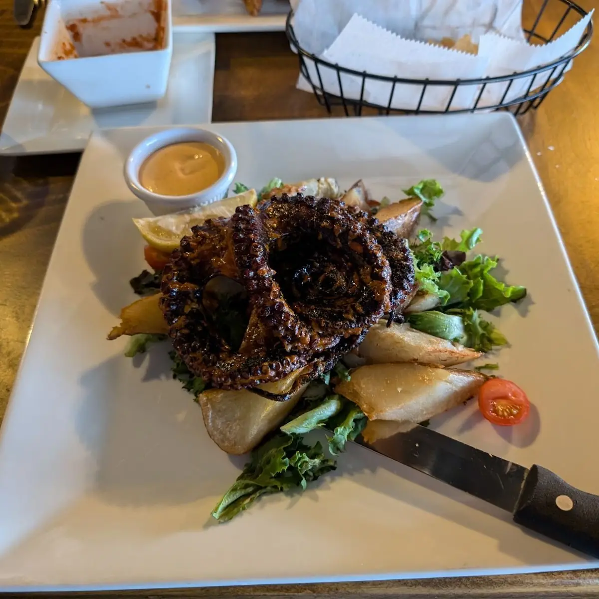 Charred Grilled Octopus